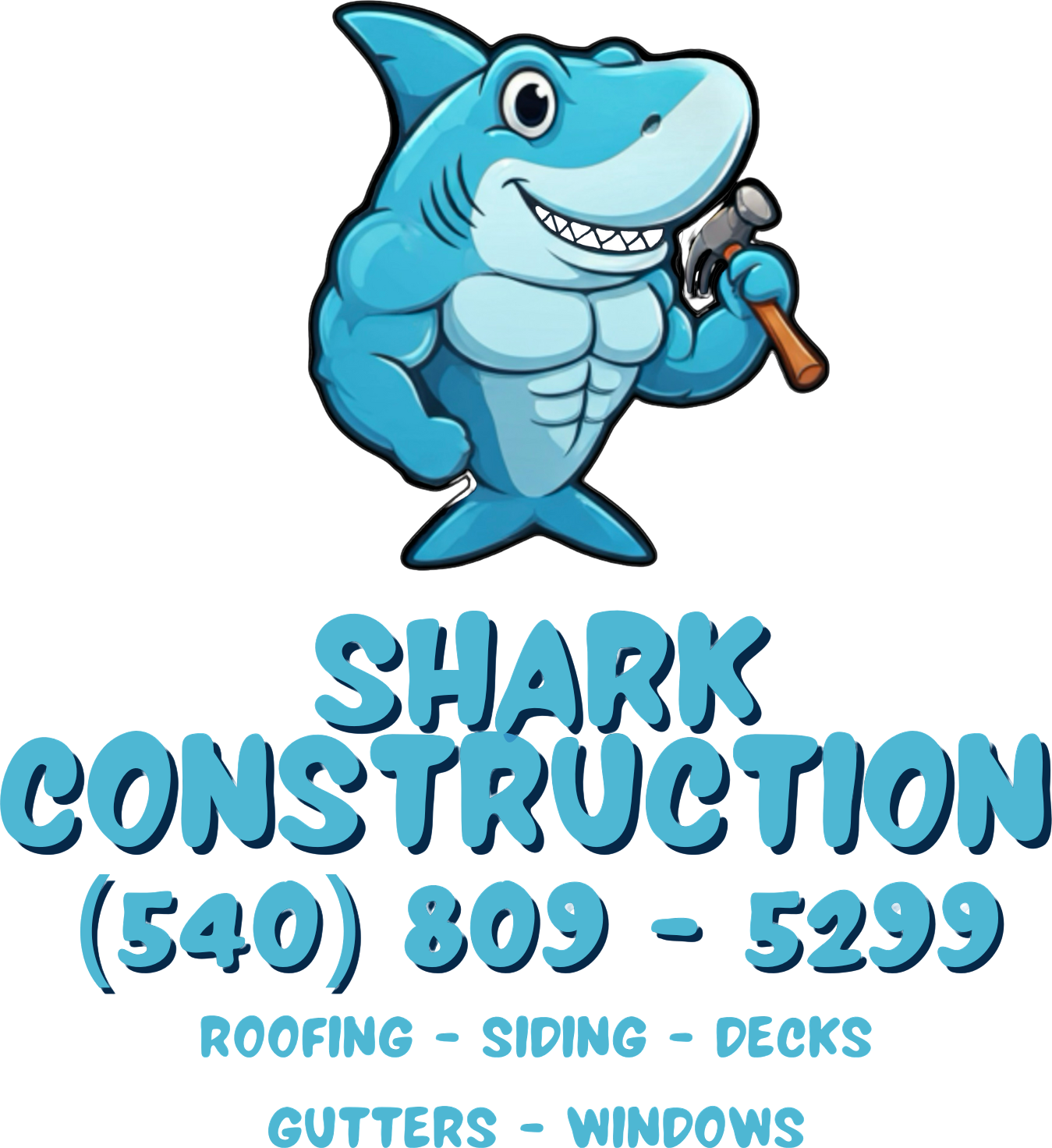 Shark Construction logo
